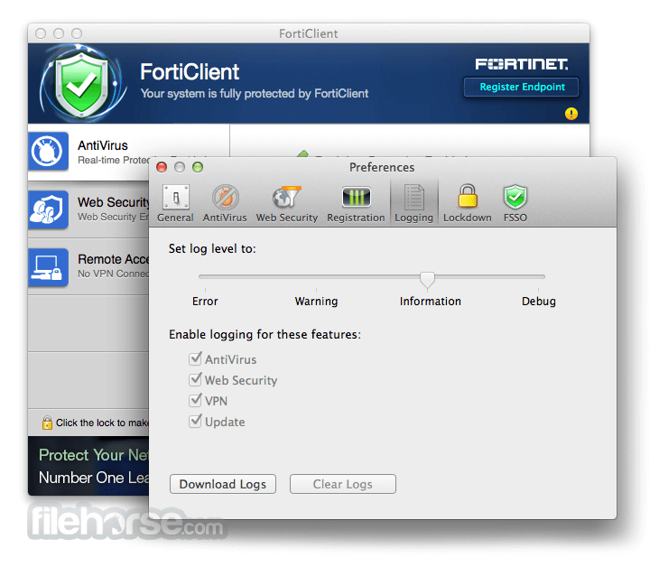 install forticlient windows 10