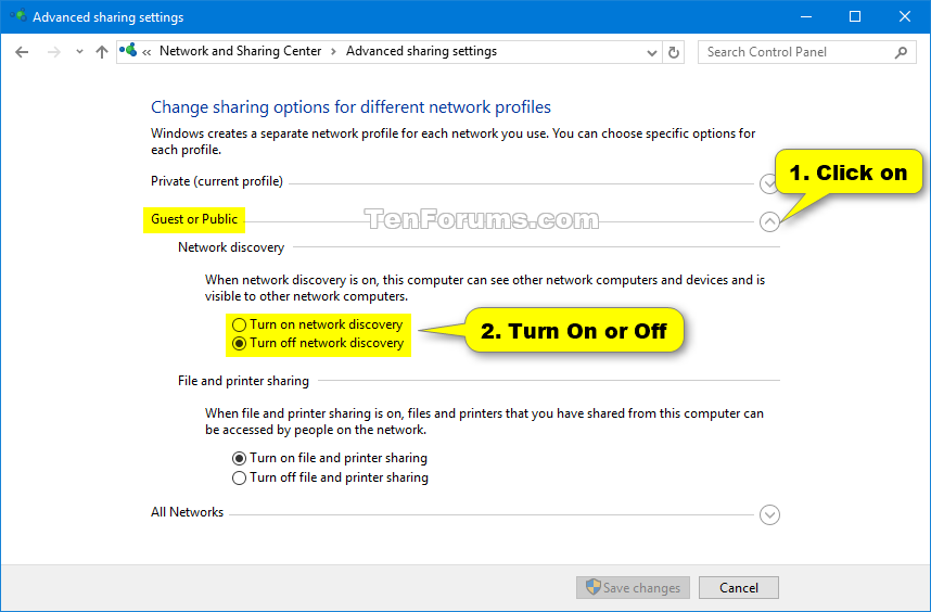 Turn off simple file sharing windows server 2012